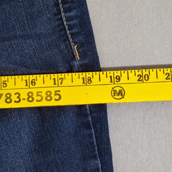 Democracy jeans women's size 10 ink blue colour "Ab"solution flare mid rise - Picture 12 of 15